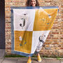 Personalised Eco Birth Flower Scarf, thumbnail 1 of 12