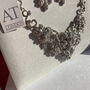 Bib Style Christmas Party Necklace And Earring Set, thumbnail 3 of 4