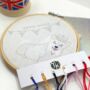 Coronation Corgi Bunting Embroidery Kit, thumbnail 5 of 7