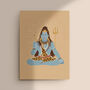 Shiva Art Print Hindu Wall Decor, thumbnail 1 of 3