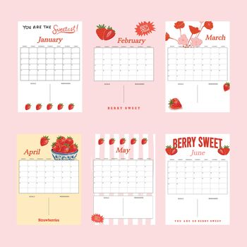 2026 Strawberry Fruit Calendar, 4 of 5