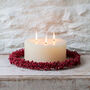 Large Three Wick Pillar Candle, thumbnail 3 of 5