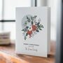 Personalised Floral Bouquet Christmas Card Pack, thumbnail 1 of 4