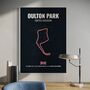 Oulton Park F1 Track Print F1 Gift, Father's Day Gifts, thumbnail 1 of 2
