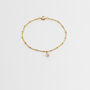 Gold Filled Rose Pearl Dotted Bracelet, thumbnail 2 of 9