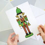 Jack Russell Nutcracker Christmas Card, thumbnail 2 of 2