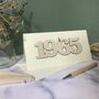 Personalised 1965 60th Anniversary Year Card, thumbnail 1 of 8