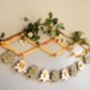 Personalised Wooden Christmas Bunting Charming Seasonal Garland For Home Decor, thumbnail 3 of 8