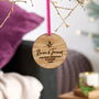 Personalised Couples First Christmas Decoration, thumbnail 1 of 5