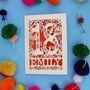 Personalised 18th Birthday Card Papercut Woodland Design, thumbnail 9 of 11