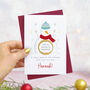 Personalised Snowman Christmas Scratch Card, thumbnail 1 of 7
