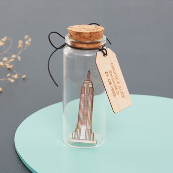 Miniature Eiffel Tower Message Bottle Keepsake Gift, 7 of 11