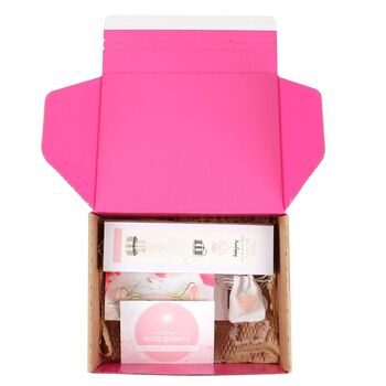 Self Care Pamper Rose Quartz Gift Set, 3 of 4