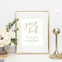 Personalised Wedding Table Sign | Guest Book Sign, thumbnail 1 of 1