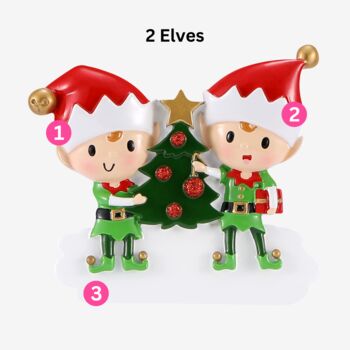 Elf Christmas Tree Decoration Christmas Ornament, 4 of 7