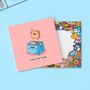 Cute Toast Celebration Card | Food Pun Greeting Card, thumbnail 3 of 4