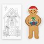 Biscuiteers Hand Iced Christmas Present Jolly Ginger Biscuit Gift, thumbnail 1 of 2