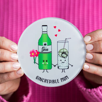 Funny Gin Coaster For Mum, 4 of 5