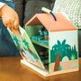 Personalised Childs Wooden Dinosaur Play Set, thumbnail 5 of 9