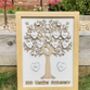 Personalised Family Tree Framed Wooden Auntie Gift, thumbnail 2 of 7