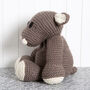 Giant Annie The Hippo Knitting Kit, thumbnail 3 of 9
