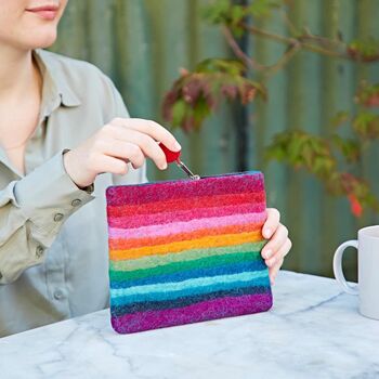 Felt Rainbow Pouch, 2 of 4