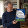 Personalised 60th Birthday Print 'Lifetime Of Support' Gift For Football Fan 50 Clubs Available, thumbnail 2 of 8