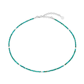 Turquoise And Silver Choker Necklace, 2 of 4