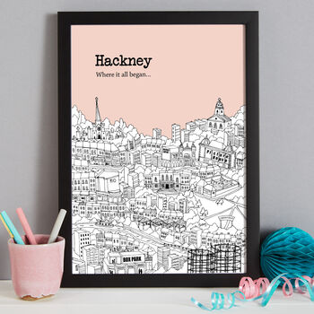 Personalised Hackney Print, 8 of 10