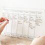 A4 Wipeable Acrylic Wall Planner, thumbnail 1 of 2