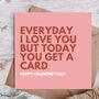 Valentine's Card For Her | Valentines Card, thumbnail 1 of 3