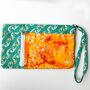 Vibrant Wristlet Clutch Bag With Mobile Phone Slot, thumbnail 8 of 9