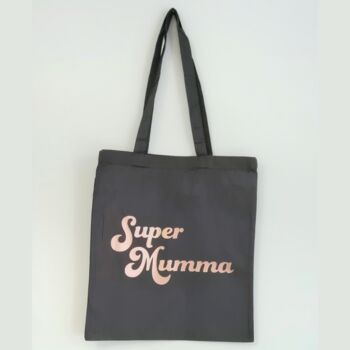 'Super Mumma' Shopper Tote Bag, 4 of 7