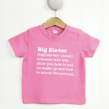 Big Sister Definition T Shirt, 7 of 8