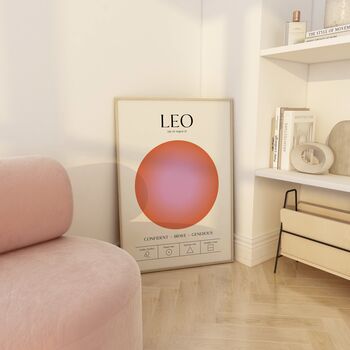 Leo Zodiac Print, 3 of 3