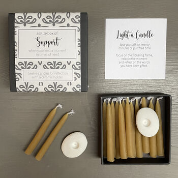 A Little Box Of Support Mini Candle Gift Set, 3 of 7