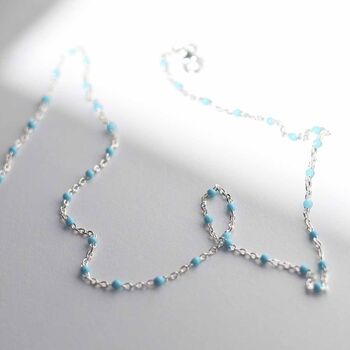 Sterling Silver Turquoise Necklace, 5 of 7