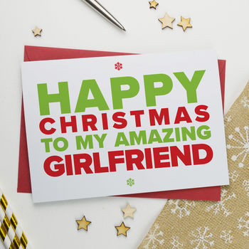 Christmas Card For Amazing Boyfriend Or Girlfriend, 2 of 2
