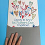First Father's Day Personalised Big Card, thumbnail 4 of 4