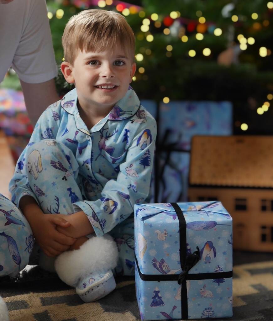 Personalised Children's Winter Wonderland Pyjamas, 1 of 8