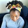 African Patchwork Cotton Wire Headband, thumbnail 2 of 6