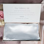 Silk Pillowcase Gift Box White 100% Pure Soft Mulberry Silk Satin Standard Double Luxury Sleep, thumbnail 1 of 7