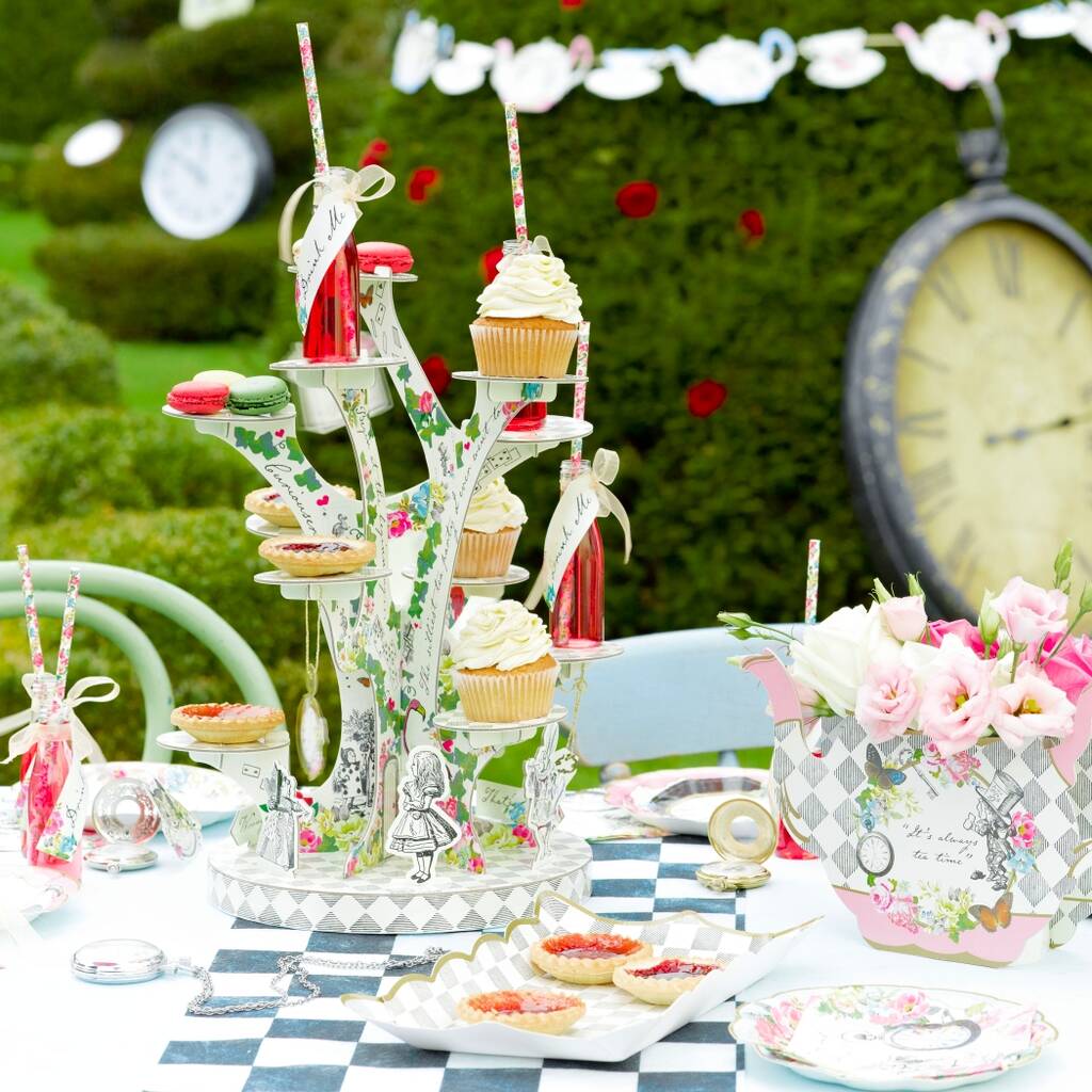 Alice In Wonderland Tablescape Table Decorations Pack By Bunting And Barrow