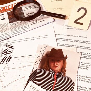 Cold Case Investigation Mystery Crime Game, 7 of 7