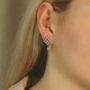 Zircon Mangalsutra Black Bea Earring And Necklace, thumbnail 2 of 7