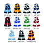 Personalised Football Scarf Gift For Him At Home, thumbnail 2 of 2