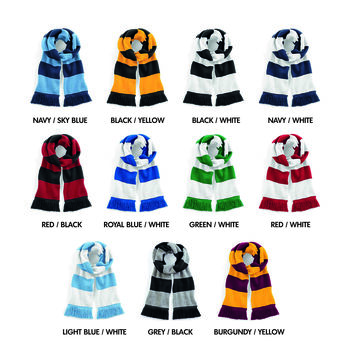 Personalised Football Scarf Gift For Him At Home, 2 of 2