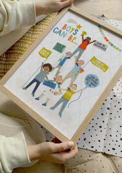 Boys Can Be… Children's Print, 2 of 5