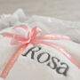Personalised White Baby Gown And Lamb Comforter Set, thumbnail 9 of 12