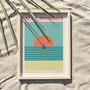 Alla Spiaggia Retro Style Italian Beach Print, thumbnail 4 of 4
